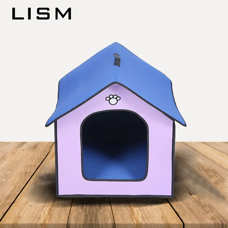 Дом для собак уличная кровать складная водонепроницаемая палатка дом домашних