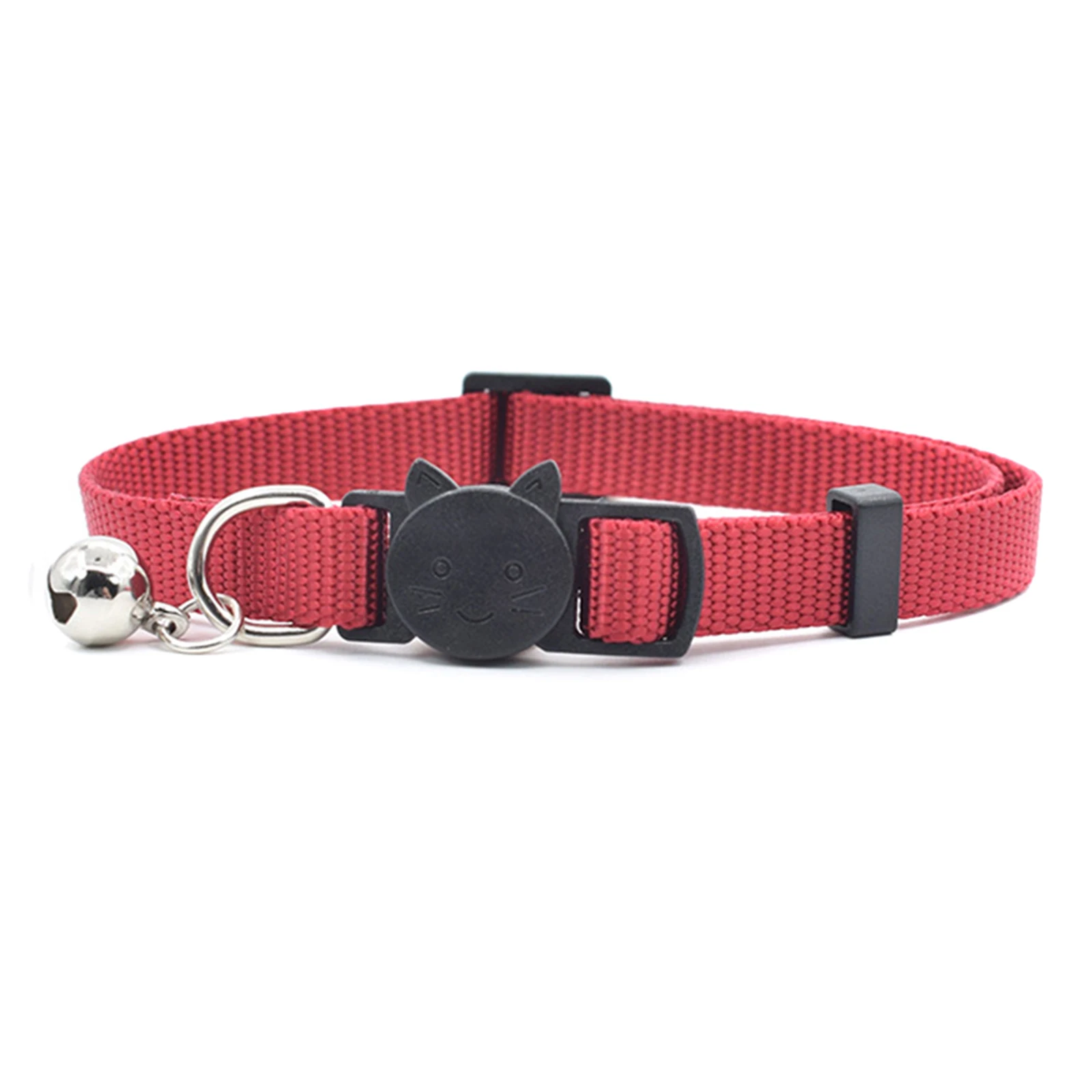 

High Cat Collar With Bell Safety Buckle Kitten Small Dogs Cats Adjustable Nylon Collars Pet Supplies LG66