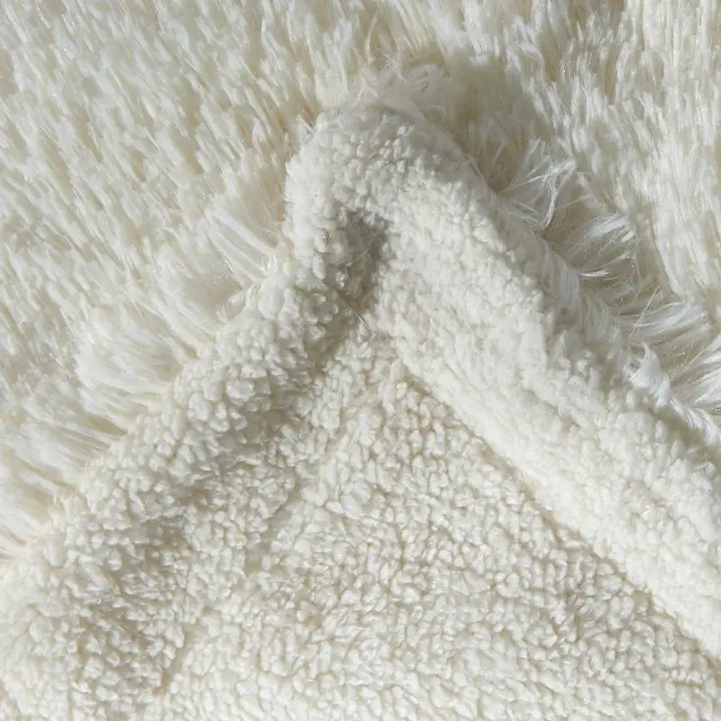 

Soft Fur Throw Blanket for bed Long Winter Blankets Fuzzy Fur Faux Blanket Multicolor Multi Size optional Free shipping
