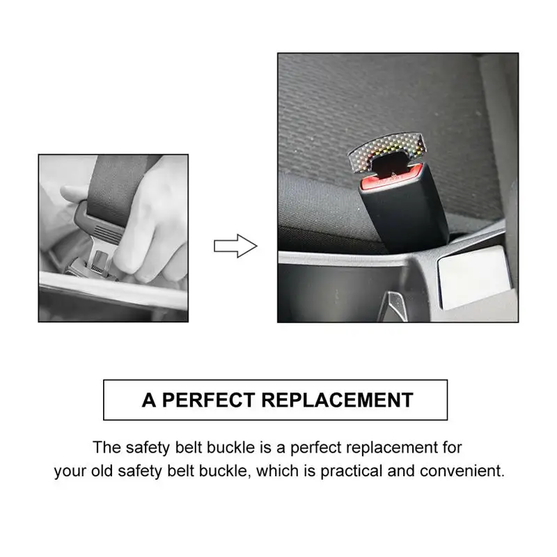 Пряжки ремня безопасности из настоящего углеродного волокна для