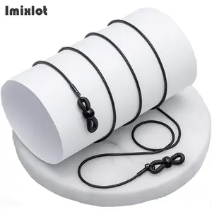 Цепочка для очков МужскаяЖенская, винтажная, черная, 1 шт.