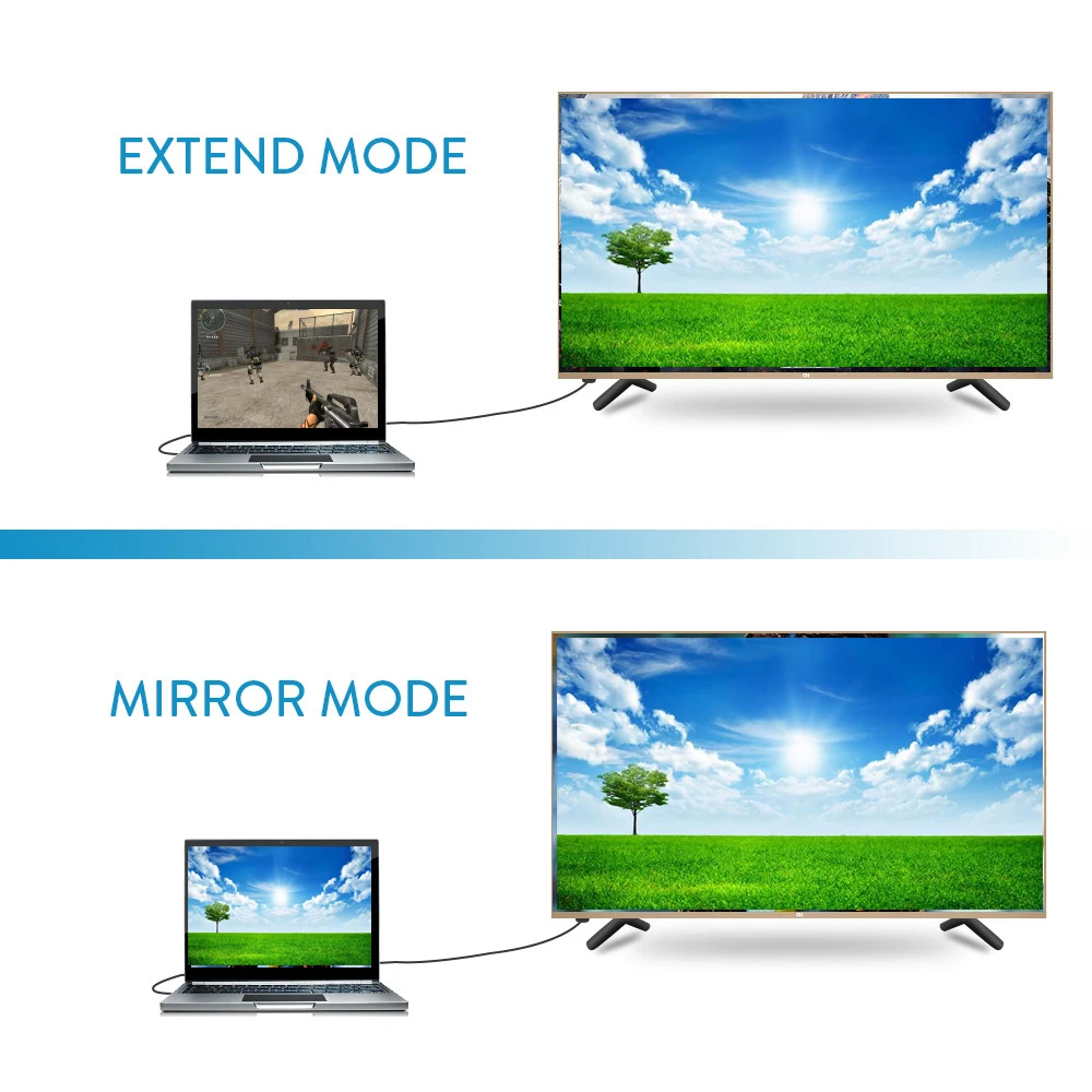 Внешний Кабель адаптер kebidu для WIN7 WIN8 WIN10 1080P/ USB 3 0 к разъему VGA|Кабели VGA| |