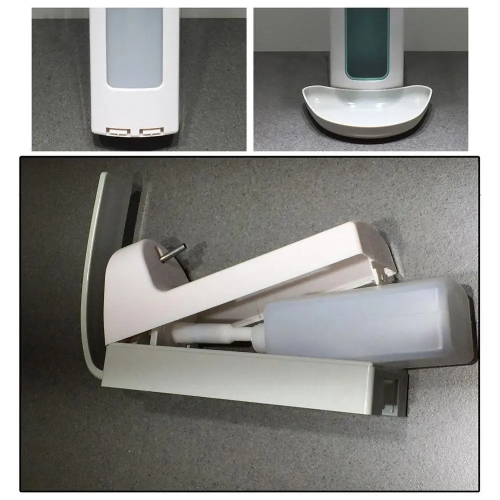 

Soap Dispenser Battery Powered 500ml Wall-Mount Automatic IR Sensor Touch-free Kitchen Soap Lotion Pump for Kitchen Bathroom