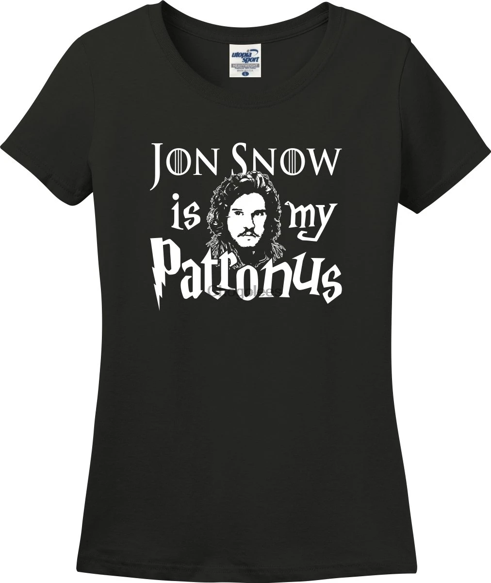 Забавная женская футболка Utopia Sport Jon Snow is My патронная пародия (S-3X) | Мужская одежда