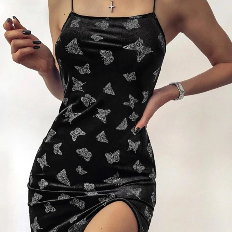 

2021 European and AmErican Independent Station Popular Cross Border Foreign Trade Women's Suspender exy Dress T-shirt