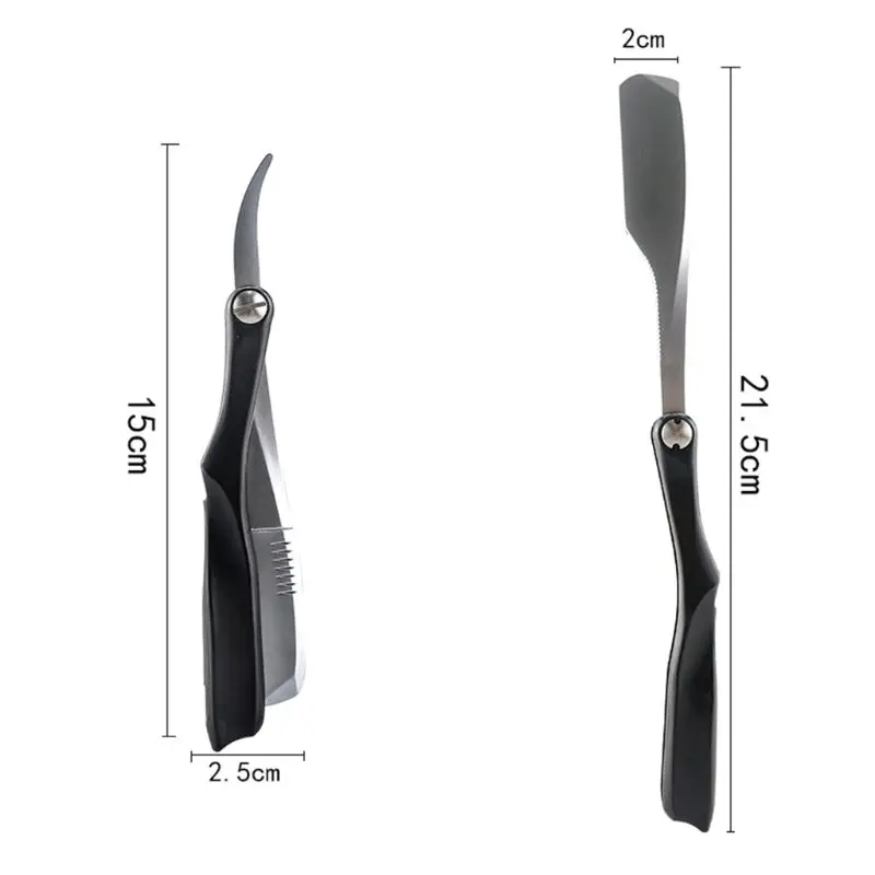 Винтажный ручной складной держатель для волос бритвенный нож бровей мужчин уход