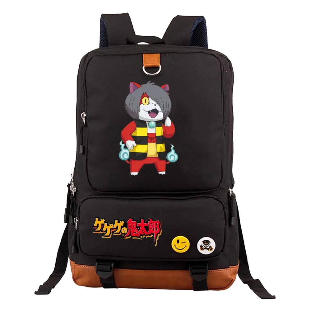 

Japan anime GeGeGe no Kitaro Backpack Schoolbag Unisex Casual Travel Bags Laptop Shoulder Bag Mochila Rucksack