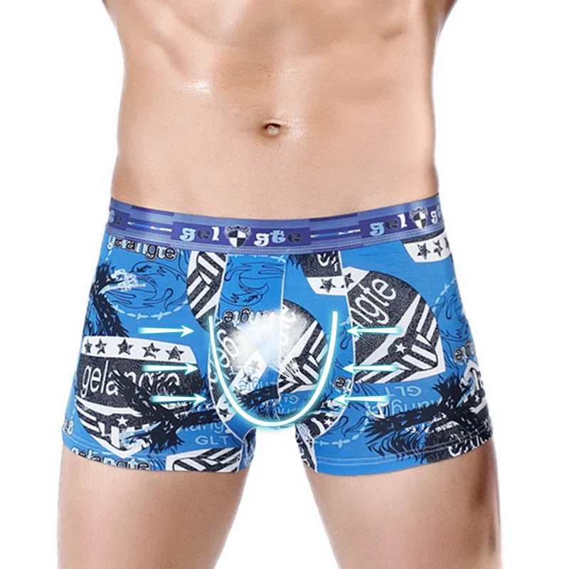 CYSINCOS сексуальное шелковое нижнее белье для мужчин с рисунком из мультфильма