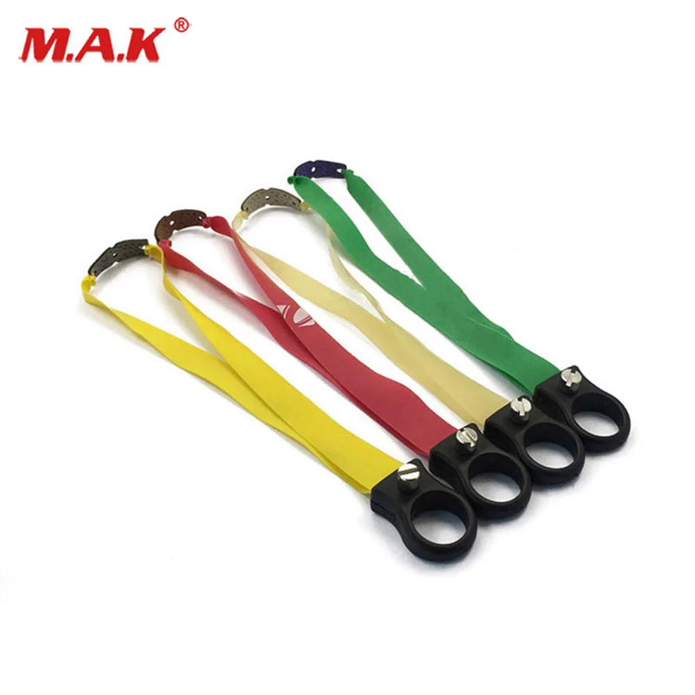 Красная зеленая желтая случайная Рогатка Резиновая лента подходит для активного