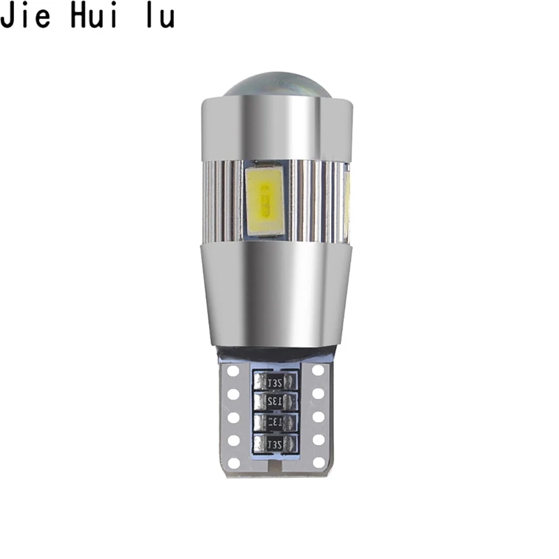 Стайлинга автомобилей CANBUS DC 12V T10 светодиодный 194 192 158 W5W 5630 6SMD 6 лампочек SMD Авто Светодиодный Маркер парковочная лампа светильник s лампы