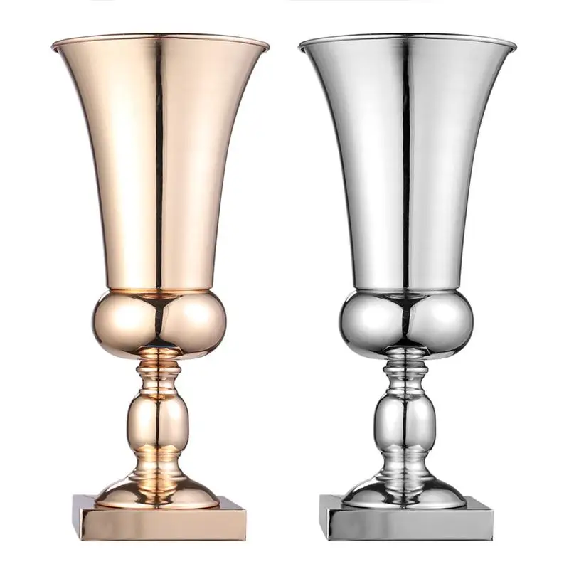 Металлическая железная декоративная ваза большой праздничный реквизит рабочий