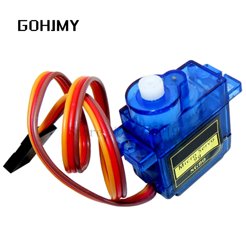 

50pcs Rc Mini Micro 9g 1.6KG Servo SG90 for RC 250 450 Helicopter Airplane Car Boat For Arduino DIY GOHJMY