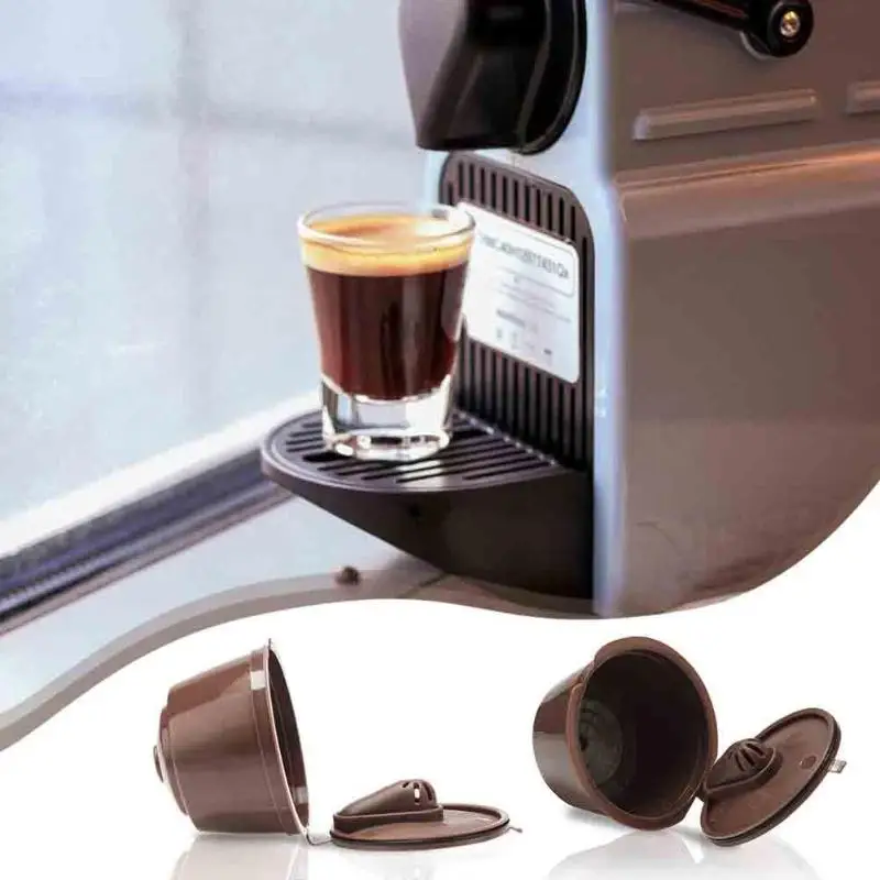 

Coffee Capsules Filter Cup Refillable Reusable Coffee Dripper Tea Baskets Compatible with Nescafe Dolce Gusto Drop shipping