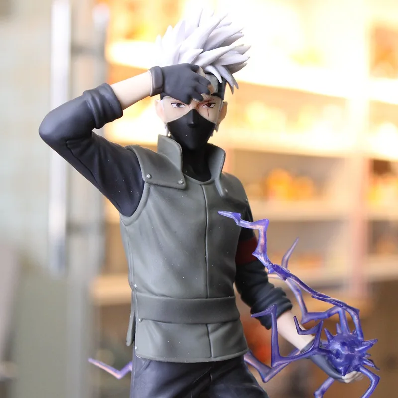 Наруто Хатаке Какаши статуя ПВХ Фигурки Шаринган чидори Наруто Shippuden Аниме Фигурка Коллекционная модель игрушки фигурка