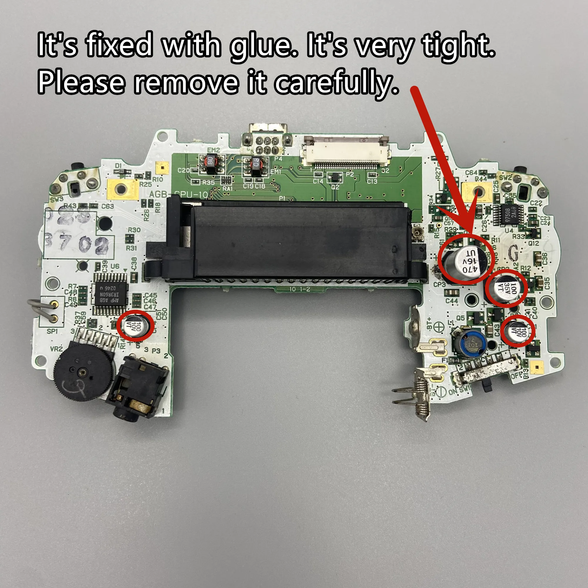 Конденсатор и индуктор для Gameboy Advance GBA (art.: 3920b58a7e4e5) - 3920b58a7e4e5