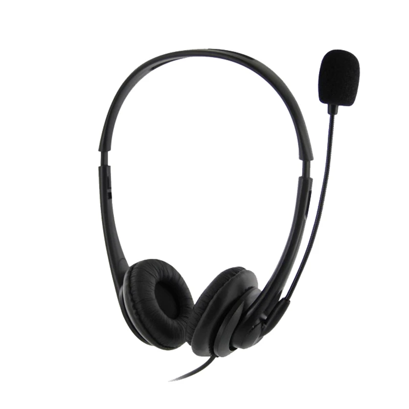 USB телефонная/Компьютерная гарнитура с микрофоном шумоподавлением и регулятором