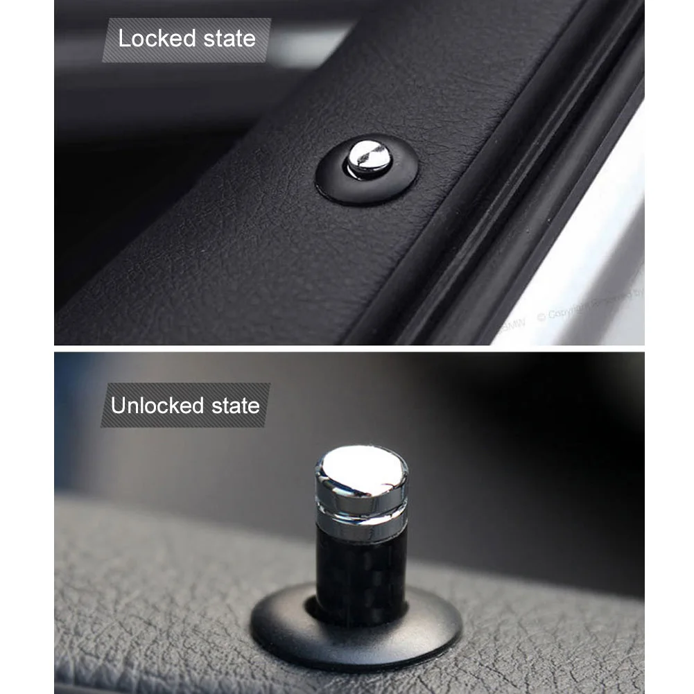 Автомобильный Дверной штырьковый замок подъемный болт обшивка из углеродного