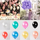 10203050 шт, розовые, золотые, черные, розовые латексные шары, для дня рождения, вечеринки, для взрослых, свадебные украшения, гелиевые глобусы, детский воздушный шар для душа