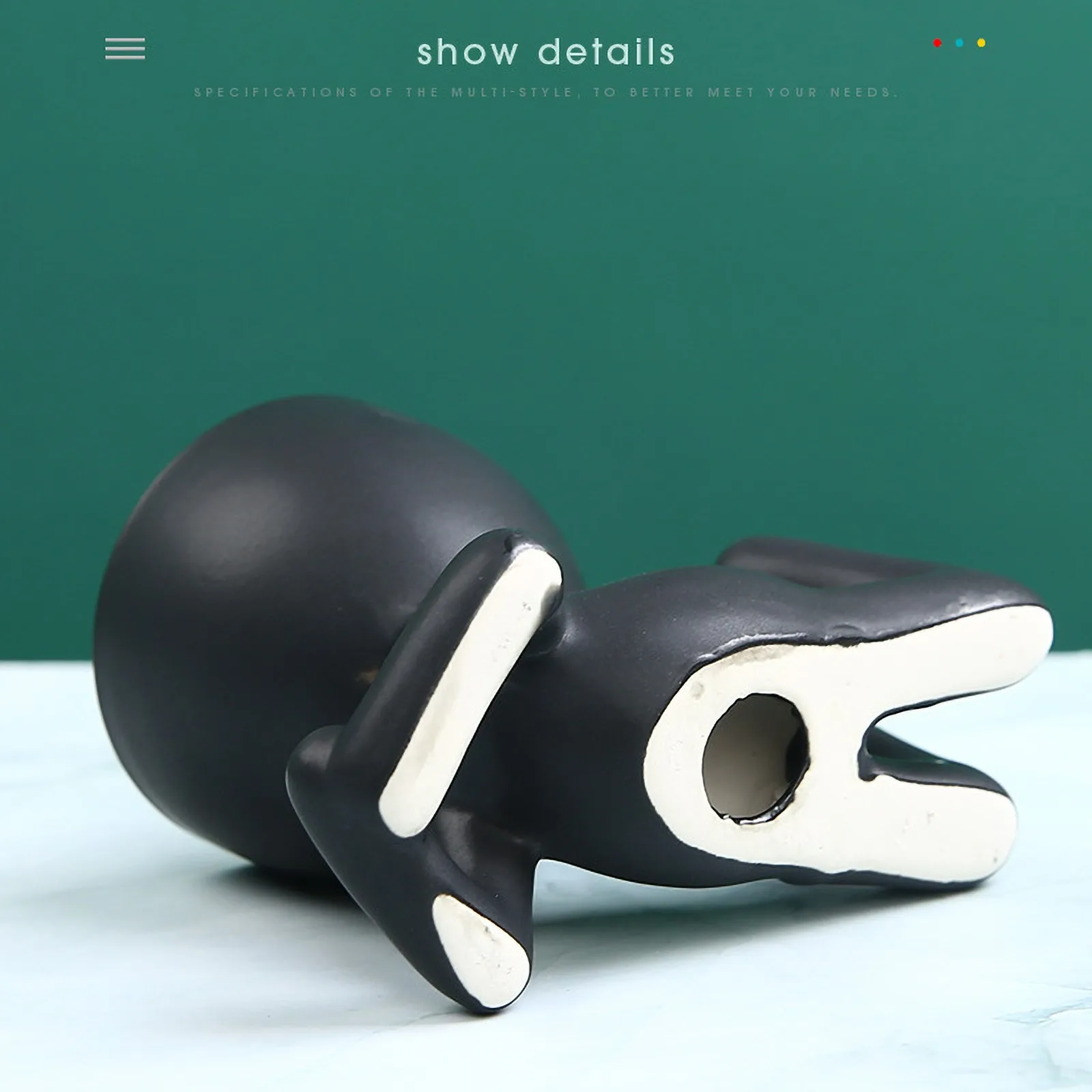 Мини бонсай головка волос Керамика завод сад кукла на дерево горшок с травой