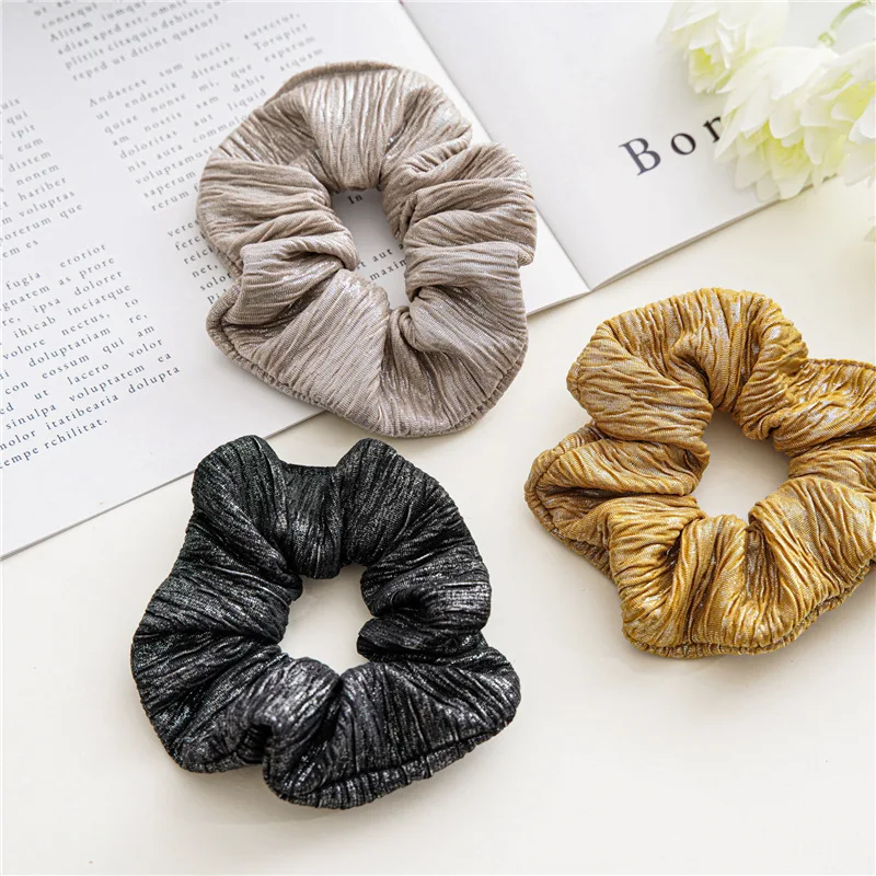 

Korean Style Classic Hair Scrunchies Women Girls Pure Color Simple Fashion High Elastic Hair Bands Daily Hair Accessories