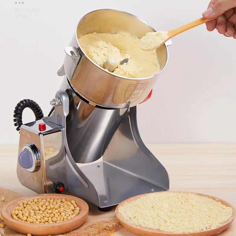 

Grains spices cereals dry food coffee grinder mill grinding machine stainless steel home medicine flour powder crusher