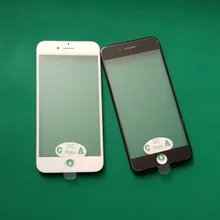5pcsTop AAA+ Cold Press 3 in 1 Front Outer Glass Lens With Frame&OCA for iphone 8 7 6s plus 6 5 5s 5c Glass Refurbish Parts