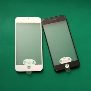 5pcstop aaa cold press 3 in 1 front outer glass lens with frameoca for iphone 8 7 6s plus 6 5 5s 5c glass refurbish parts free global shipping