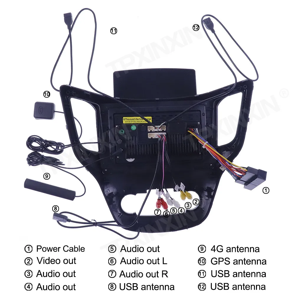 구매 Changan CS35 2013 + 안드로이드 10.0 무선 Carplay 터치 스크린 범용 스테레오 수신기 6 + 128G 라디오 라디오 IPS