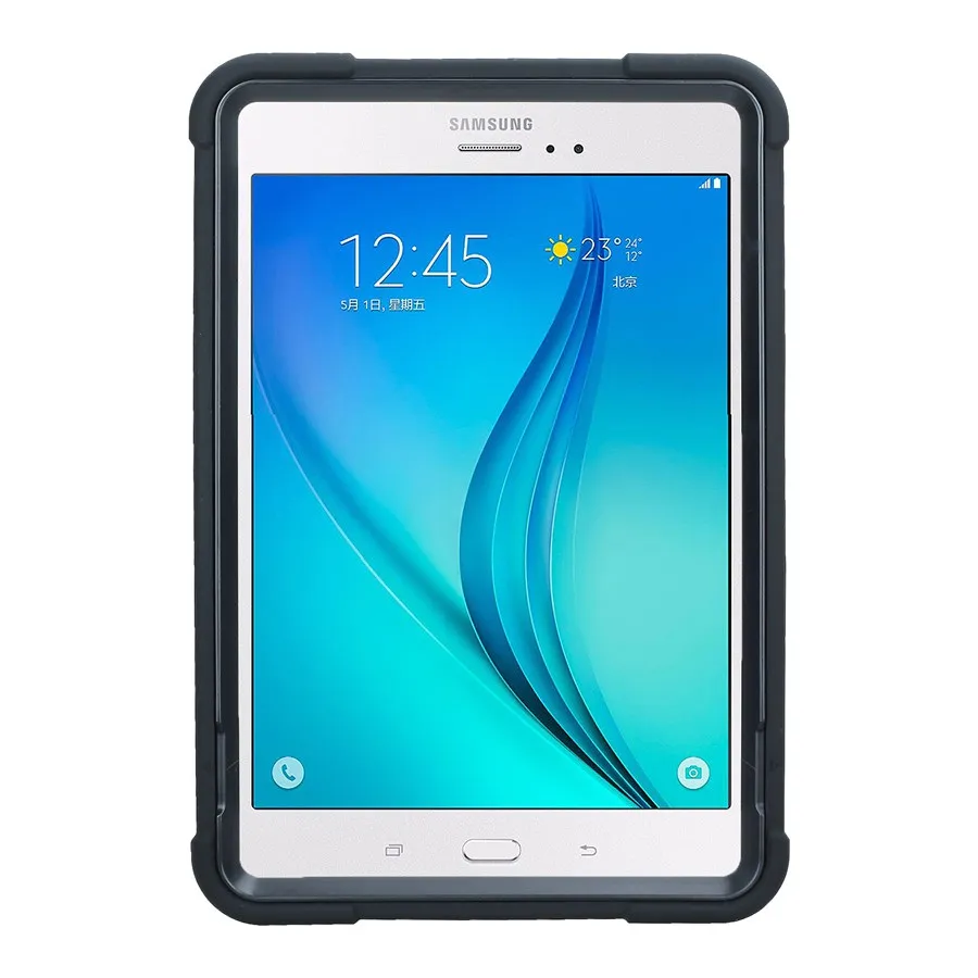 Гибридная резиновая пластик + Силиконовый противоударный чехол для Samsung Tab a 8 0 SM