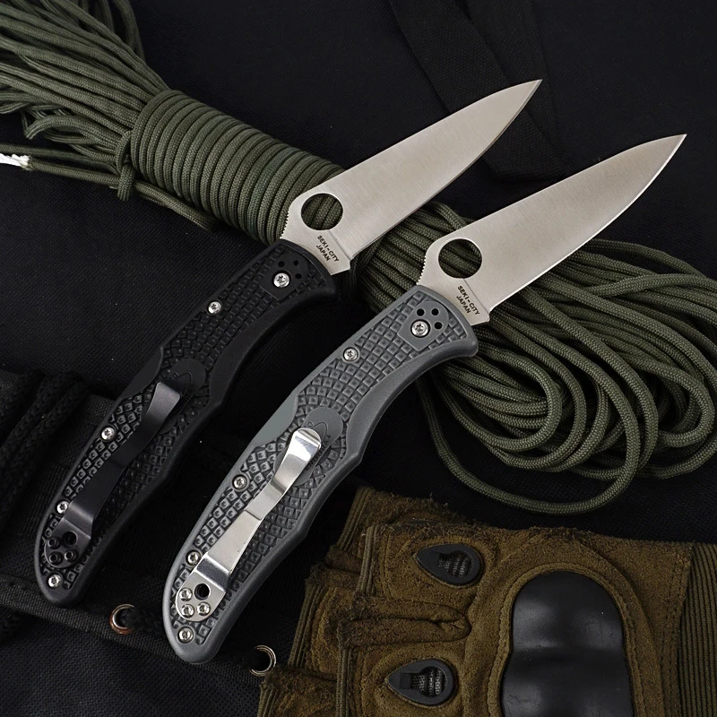 Spy C10 Outdoor Folding Knife 440C Blade Nylon Fiber Handle Tactical Camping Survival Knives Rope Cutter Pocket EDC Multi Tools |
