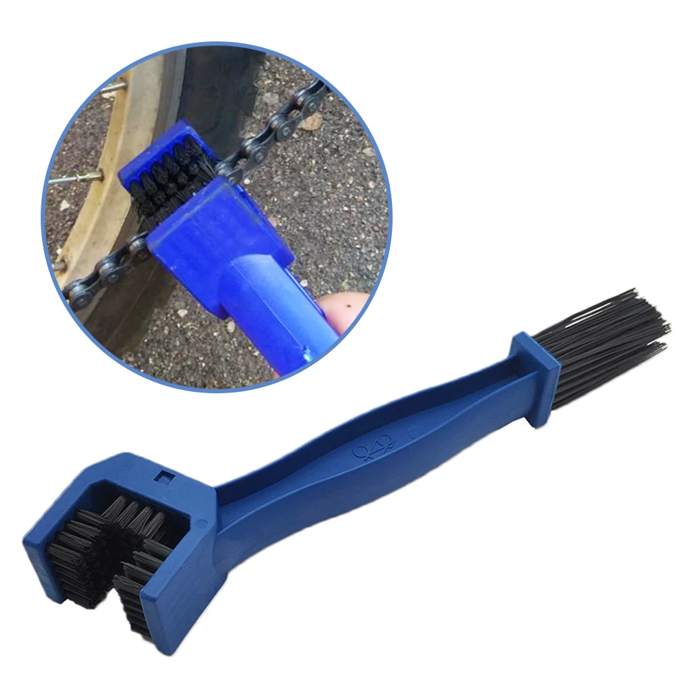 Универсальная щетка для цепи мотоцикла зубчатая уличный очиститель скруббер
