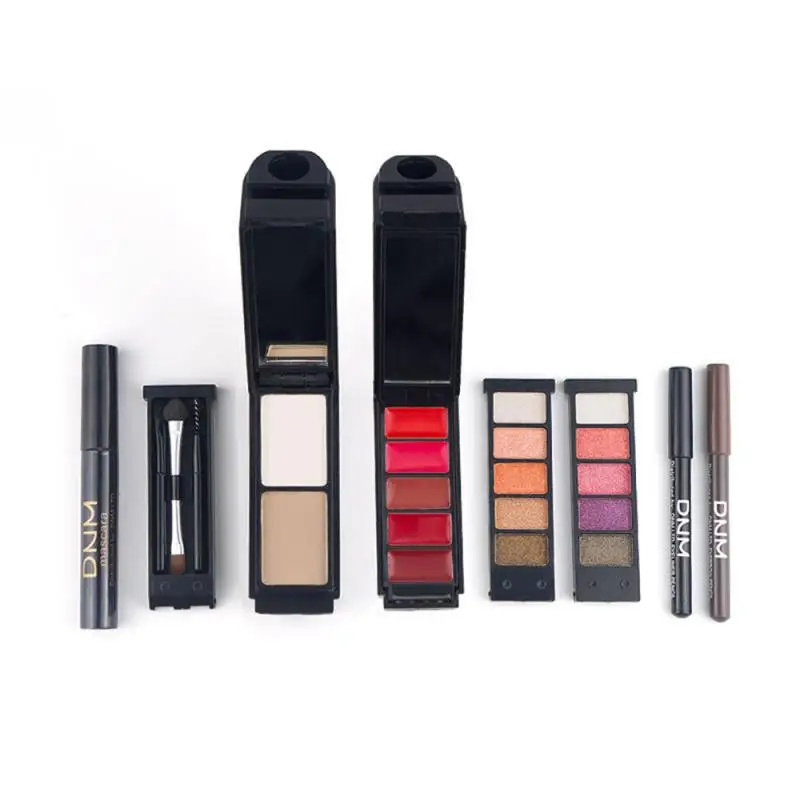 8 шт. многофункциональный набор для макияжа тени век макияж тушь глаз карандаш