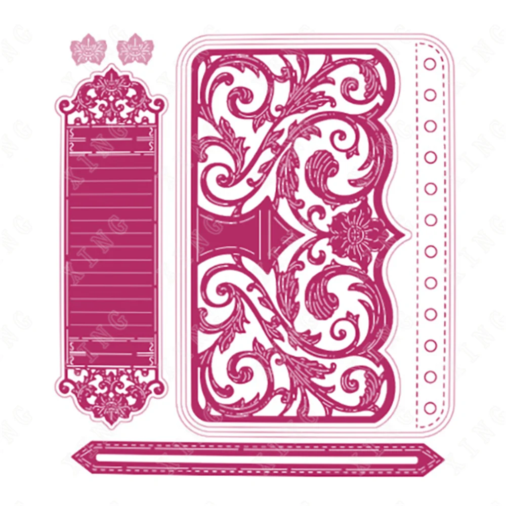 

New Arrival Personal Notes Metal Cutting Dies Scrapbook Diary Decoration Stencil Embossing Template Diy Greeting Card Handmade