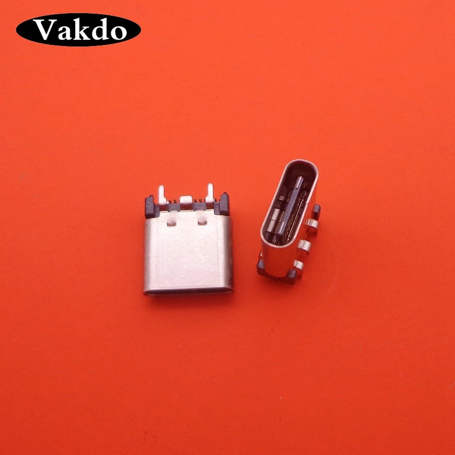 2 шт. USB 3 1 Type C гнездовой разъем вертикальный 180 градусов высокая скорость DIY