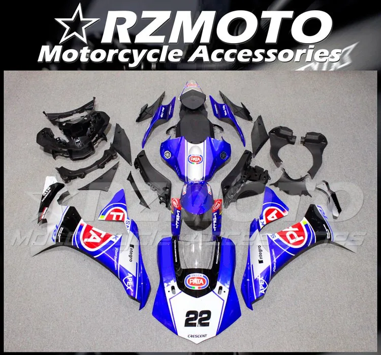 

Injection New ABS whole Fairings Kit Fit for YAMAHA YZF-R1 2015 2016 2017 2018 2019 15 16 17 18 19 Bodywork set PATA