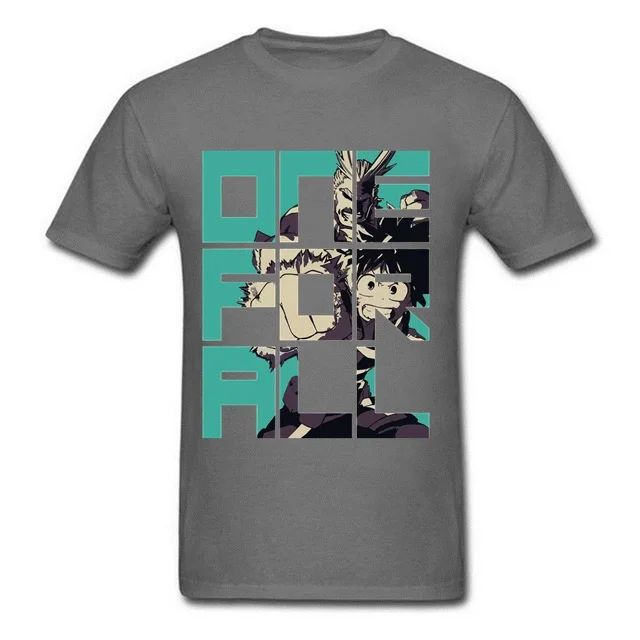 Спортивная Мужская футболка My Hero академия один для всех топы с коротким рукавом