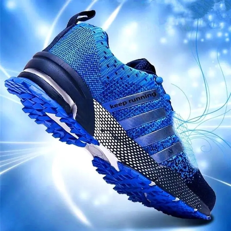 

Men's Running Shoes Plus Size 47 Breathable Man Sports Sneakers Lace Up Comfort Casual Walking Shoes Athletic Training Footwear