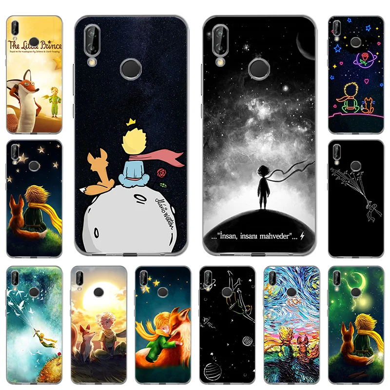 

Soft TPU Phone Case for Huawei Honor 30 20 Pro 8X 9X 8S 9S 9C 9A Y5P Y6P Y8P Y8S Y7A Y9A 30i The Little Prince and The Fox Cover
