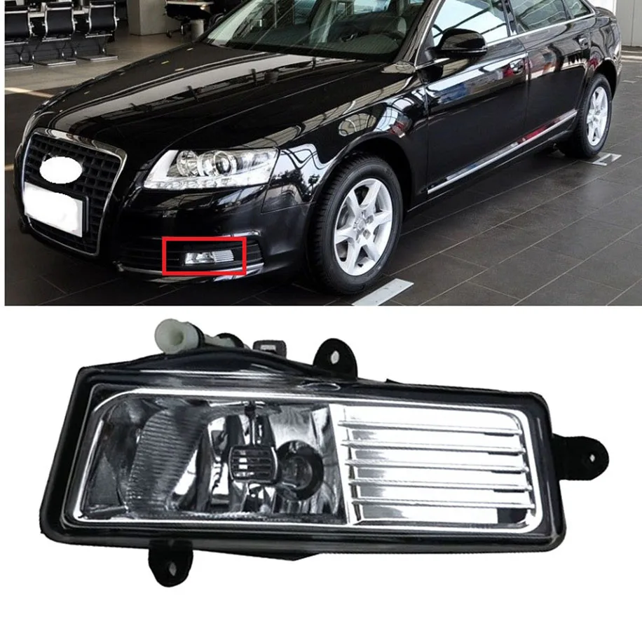 

Высокие Richy Автомобильная противотуманная лампа для Audi A6 C6 Avant S6 2009 2010 2011 авто-Стайлинг переднего бампера Галогенные Противотуманные фары св...