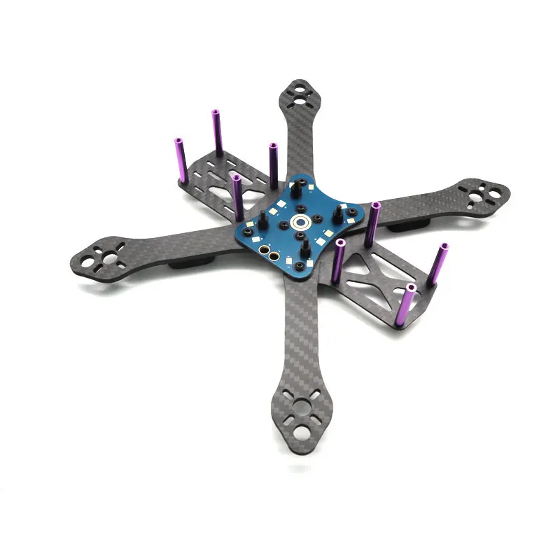 Martian V2 220 мм углеродное волокно FPV рамки наборы 4 рука с 5V 12V PDB для RC гоночный