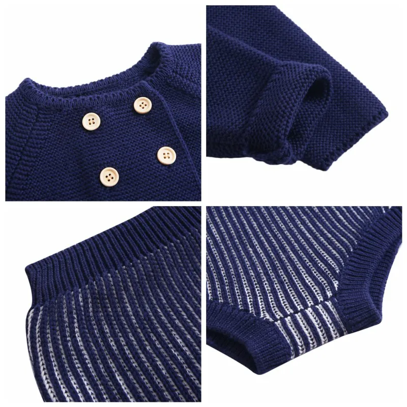 

Newborn Baby Boy Girl Clothes Set Knitted Baby Clothes Autumn Winter Woolen Cotton Infant Baby Cardigan Shorts Baby Outfits