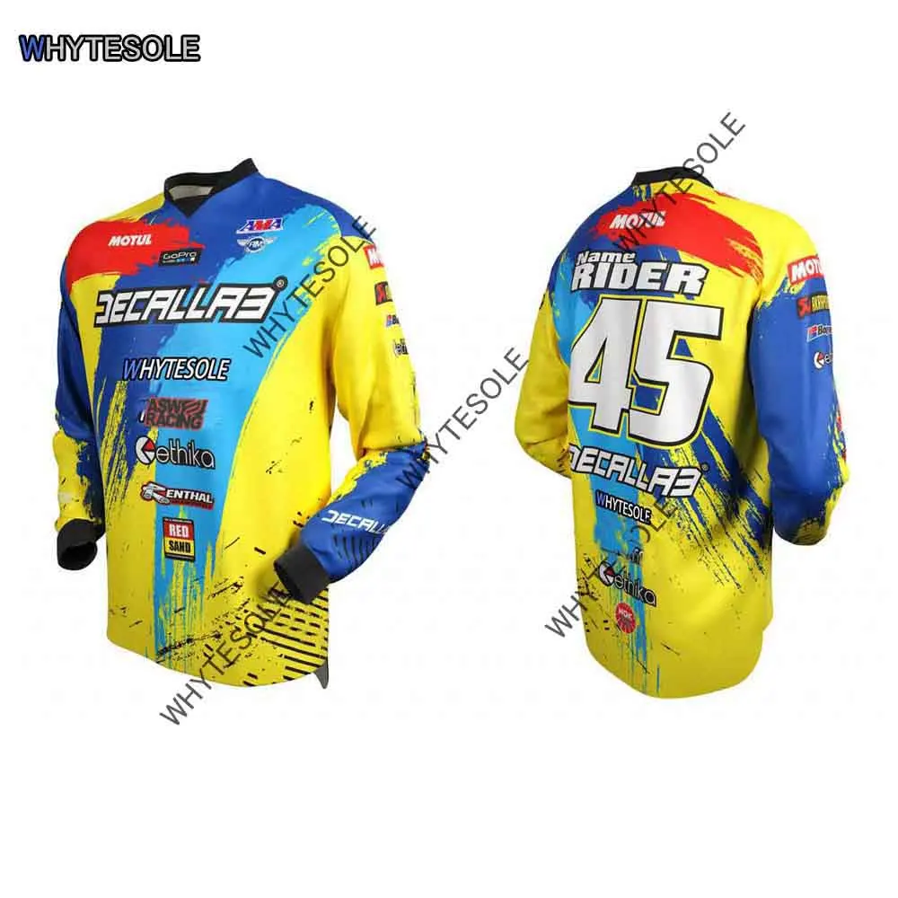 Команда эндуро Мотокросс Джерси 2021 Mtb мотоцикл горный велосипед Горный BMX DHShirt