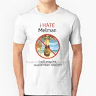 I Hate Melman футболка 100% чистый хлопок большой размер Melman странно специфический я ненавижу Melman мем проклятый образ