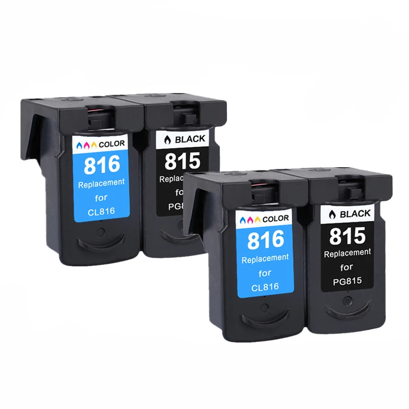 Чернильные картриджи HTL для Canon PG-815 XL PG-815XL PG 815 PG815 CL-816 CL816 Pixma MX358 MX368 MX418 MX428 MX348 |