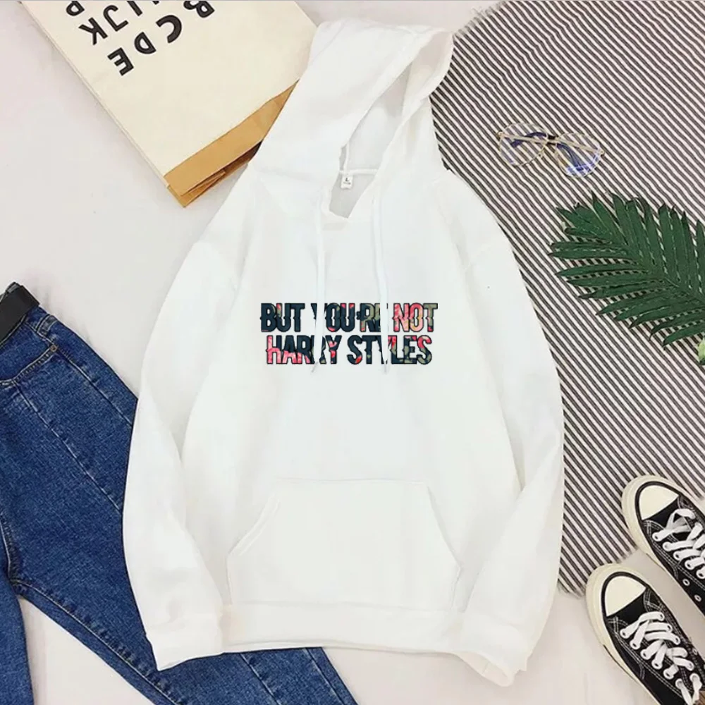 

But You're Not Harry Styles Hoodies Women 2021 Pink Clothing Print Pullovers Plus Size Women Top Streetwear Sweatshirt XL