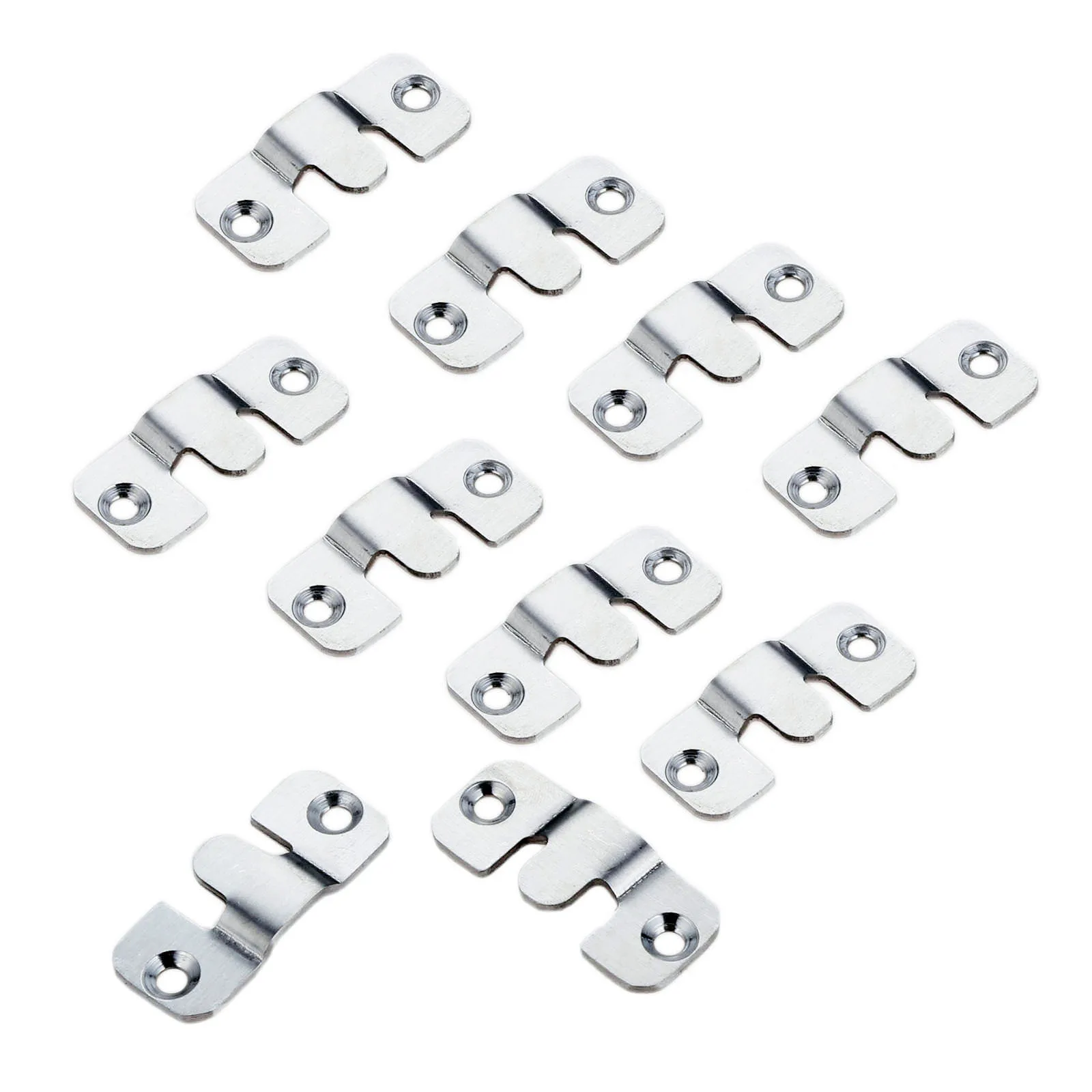 

10pcs 304 stainless steel Hanging Oil Painting Mirror Picture Frame Hanger Art Work Photo Wall Hook with screws picture hanger