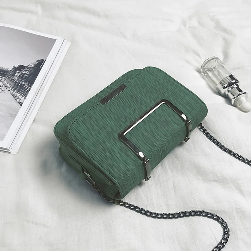 Bokinslon дикая цепь маленькая квадратная сумка женская модная на плечо ретро | Багаж
