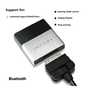 30 pin ipod interfacer bluetooth music adapter for land rover infiniti nissan jaguar volvo c30 free global shipping