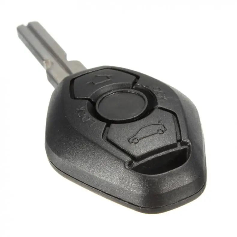 433 МГц замена 3 кнопки дистанционного Управление ключ необработанное лезвие с