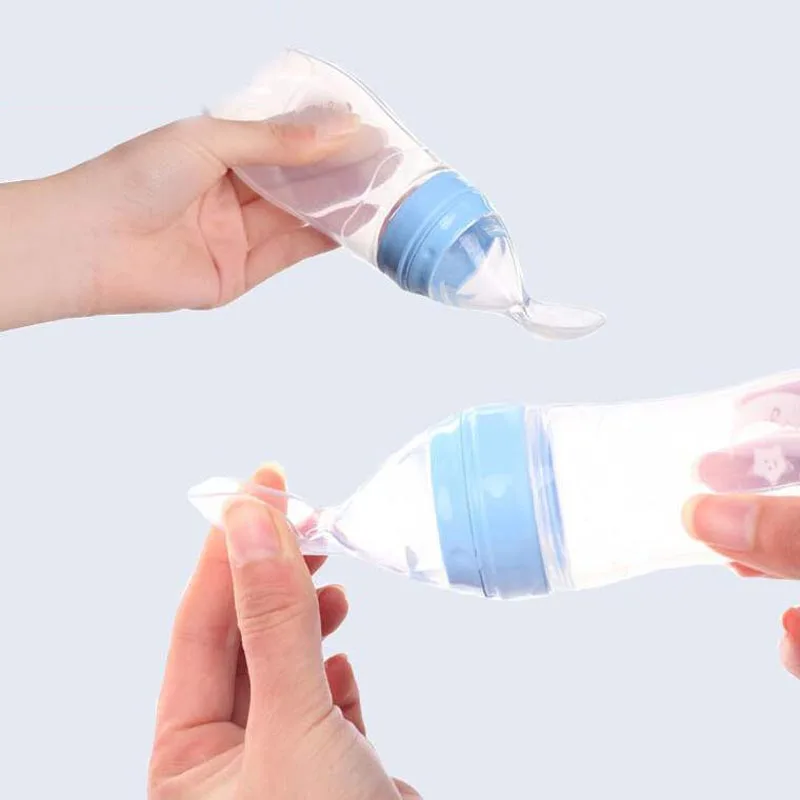 Бутылочка для новорожденных с защитой от протечек Еда дозирования ложка 120 мл